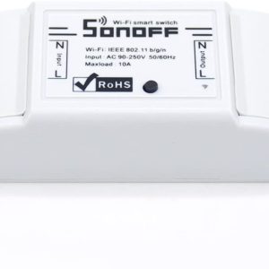 SonOff Basic (Alterado, com relé 2 funções para portão eletrônico com status ABERTO/FECHADO)